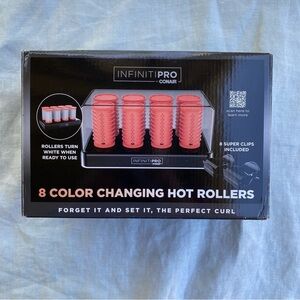 NWT New Conair Infiniti Pro 8 color changing hot rollers